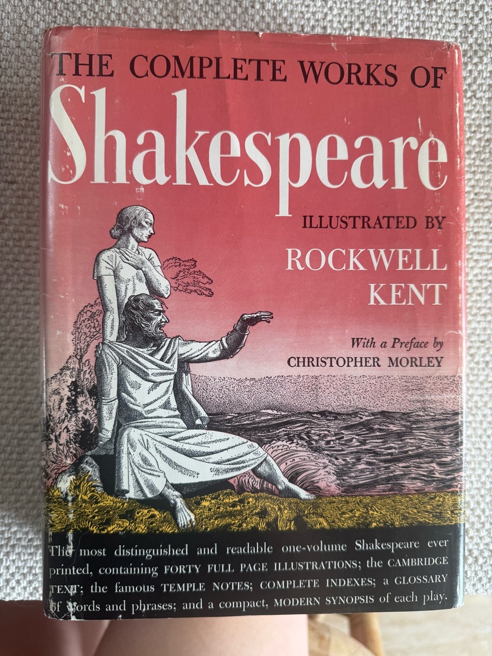 Vintage 1936 Complete Works Shakespeare Illustrated by Rockwell Kent Hardcover